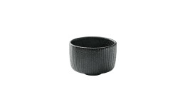 Nara, Becher Relief ø 97 mm / 0,30 l schwarz