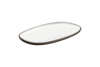 ReNew, Platte oval 300 x 180 mm weiß