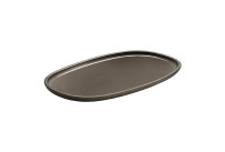 ReNew, Platte oval 300 x 180 mm taupe