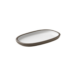 ReNew, Coupplatte oval 190 x 110 mm weiß