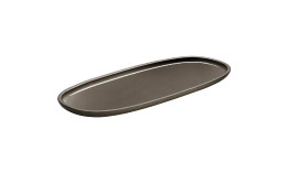 ReNew, Platte oval 350 x 150 mm taupe