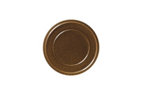 Ease, Teller flach mit Rand ø 237 mm rust brown