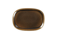 Ease, Platte oval tief 332 x 232 mm / 1,95 l rust brown