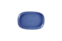 Ease, Platte oval flach 261 x 180 mm cobalt blue