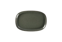 Ease, Platte oval flach 302 x 200 mm caldera green