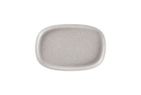 Ease, Platte oval flach 302 x 200 mm clay grey