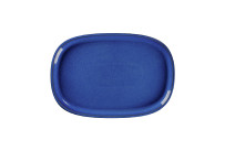 Ease, Platte oval flach 332 x 230 mm cobalt blue