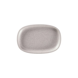 Ease, Platte oval flach 230 x 150 mm clay grey