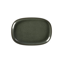 Ease, Platte oval flach 261 x 180 mm caldera green