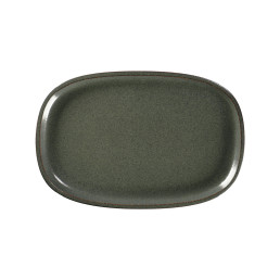 Ease, Platte oval flach 302 x 200 mm caldera green