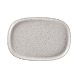 Ease, Platte oval flach 332 x 230 mm clay grey
