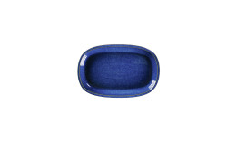 Ease, Platte oval flach 230 x 150 mm cobalt