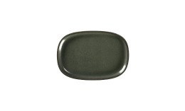 Ease, Platte oval flach 261 x 180 mm caldera green