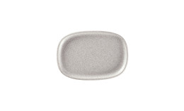 Ease, Platte oval flach 261 x 180 mm clay grey