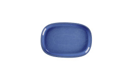 Ease, Platte oval flach 261 x 180 mm cobalt blue