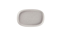 Ease, Platte oval flach 302 x 200 mm clay grey