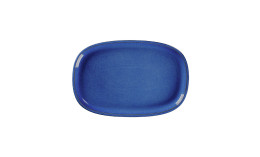 Ease, Platte oval flach 302 x 200 mm cobalt blue