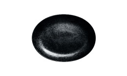 Karbon, Platte oval 320 x 230 mm
