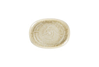 Krush, Coupplatte oval 250 x 190 mm Vanilla beige