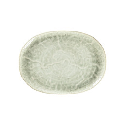 Krush, Coupplatte oval 280 x 205 mm Celadon green
