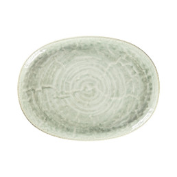 Krush, Coupplatte oval 320 x 240 mm Celadon green