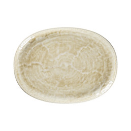 Krush, Coupplatte oval 320 x 240 mm Vanilla beige