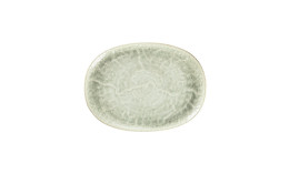Krush, Coupplatte oval 280 x 205 mm Celadon green