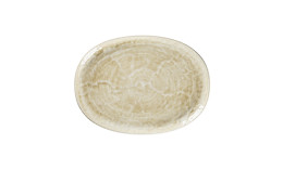 Krush, Coupplatte oval 320 x 240 mm Vanilla beige