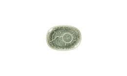 Krush, Untertasse oval 190 x 140 mm Sage green