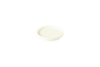Nordic, Teller flach ohne Rand ø 120 mm creme auch als Deckel für Schale NOBW12