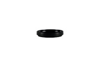Nordic, Teller flach ohne Rand / Deckel ø 120 mm schwarz für NOBW12