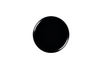 Nordic, Teller flach ohne Rand / Deckel ø 160 mm schwarz für NOBW16