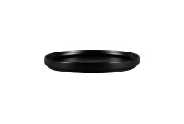 Nordic, Teller flach ohne Rand / Deckel ø 230 mm schwarz für NODP23