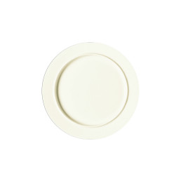 Nordic, Teller flach mit Rand ø 240 mm creme