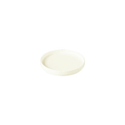 Nordic, Teller flach ohne Rand ø 160 mm creme auch als Deckel für Schale NOBW16