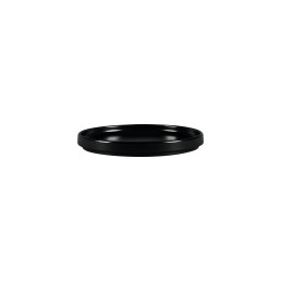 Nordic, Teller flach ohne Rand / Deckel ø 200 mm schwarz für NODP20