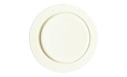 Nordic, Teller flach mit Rand ø 240 mm creme