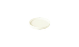 Nordic, Teller flach ohne Rand ø 120 mm creme auch als Deckel für Schale NOBW12