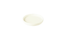 Nordic, Teller flach ohne Rand ø 140 mm creme auch als Deckel für Schale NOBW14