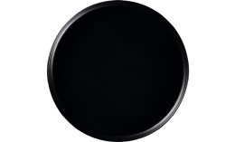 Nordic, Teller flach ohne Rand / Deckel ø 270 mm schwarz für NODP27