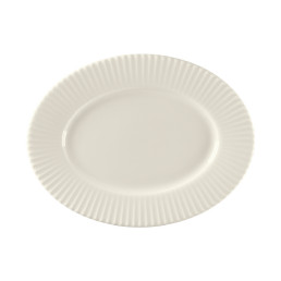 Spectra, Platte oval 255 x 196 x 20 mm weiß