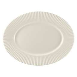Spectra, Platte oval 336 x 250 x 24 mm weiß