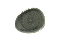 Spot, Teller flach organisch 279 x 224 mm peridot green
