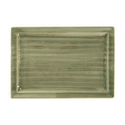 Spot, Teller flach rechteckig 336 x 232 mm emerald green