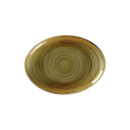 Spot, Platte oval 260 x 190 mm garnet beige