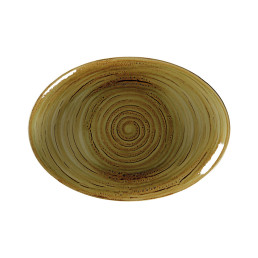 Spot, Platte oval 320 x 230 mm garnet beige