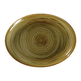 Spot, Platte oval 360 x 270 mm garnet beige