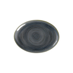 Spot, Platte oval 260 x 190 mm jade blue