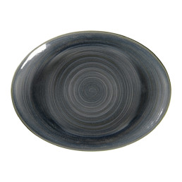 Spot, Platte oval 360 x 270 mm jade blue