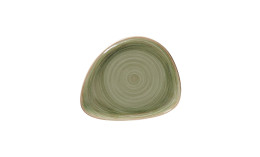Spot, Teller flach organisch 240 x 194 mm emerald green